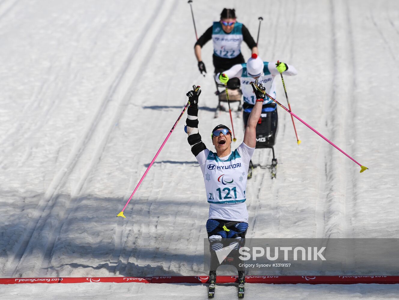 2018 Winter Paralympics. Cross-country skiing. Women. Sprint