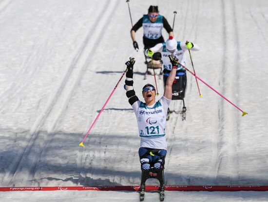 2018 Winter Paralympics. Cross-country skiing. Women. Sprint