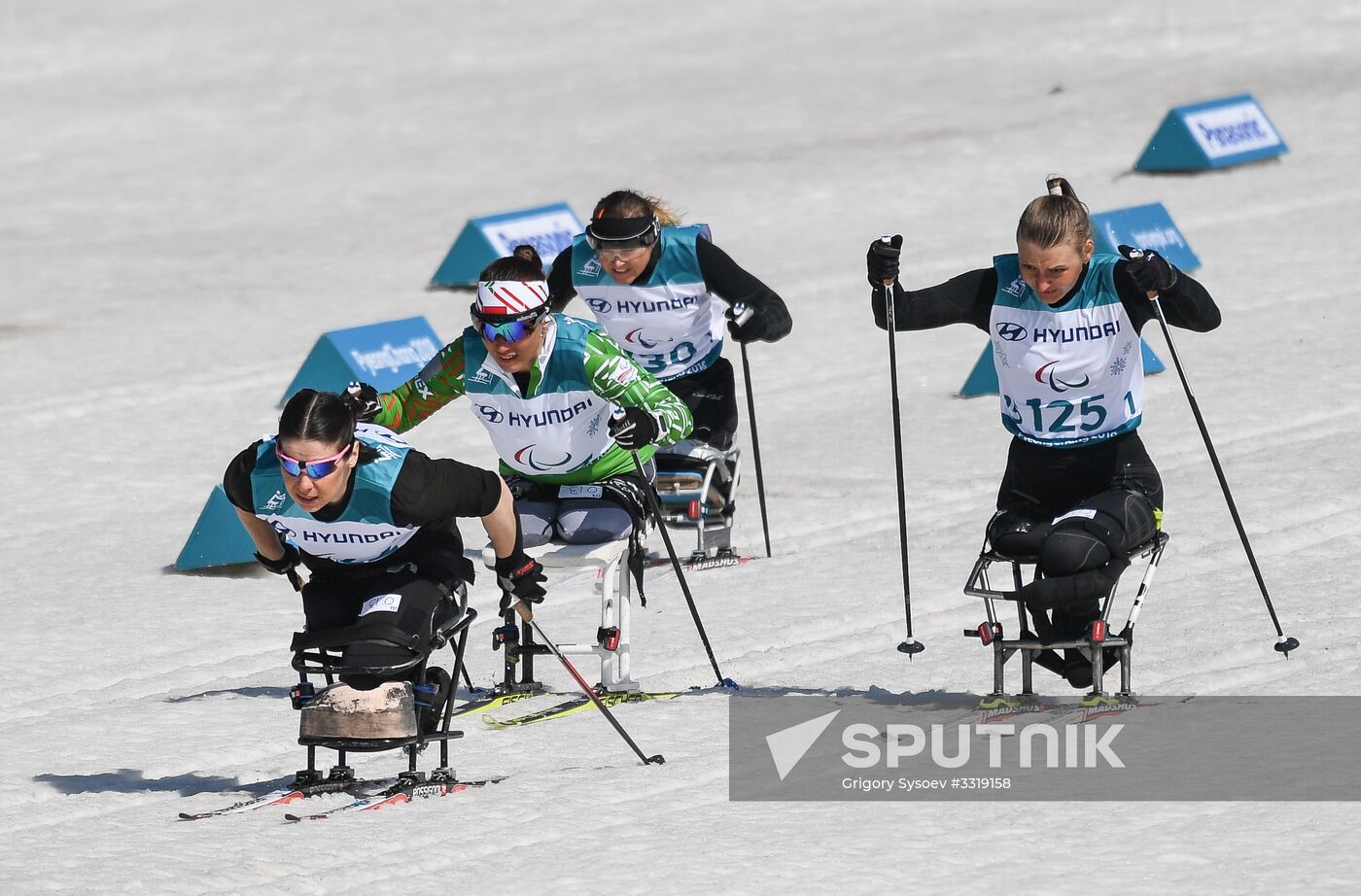 2018 Winter Paralympics. Cross-country skiing. Women. Sprint