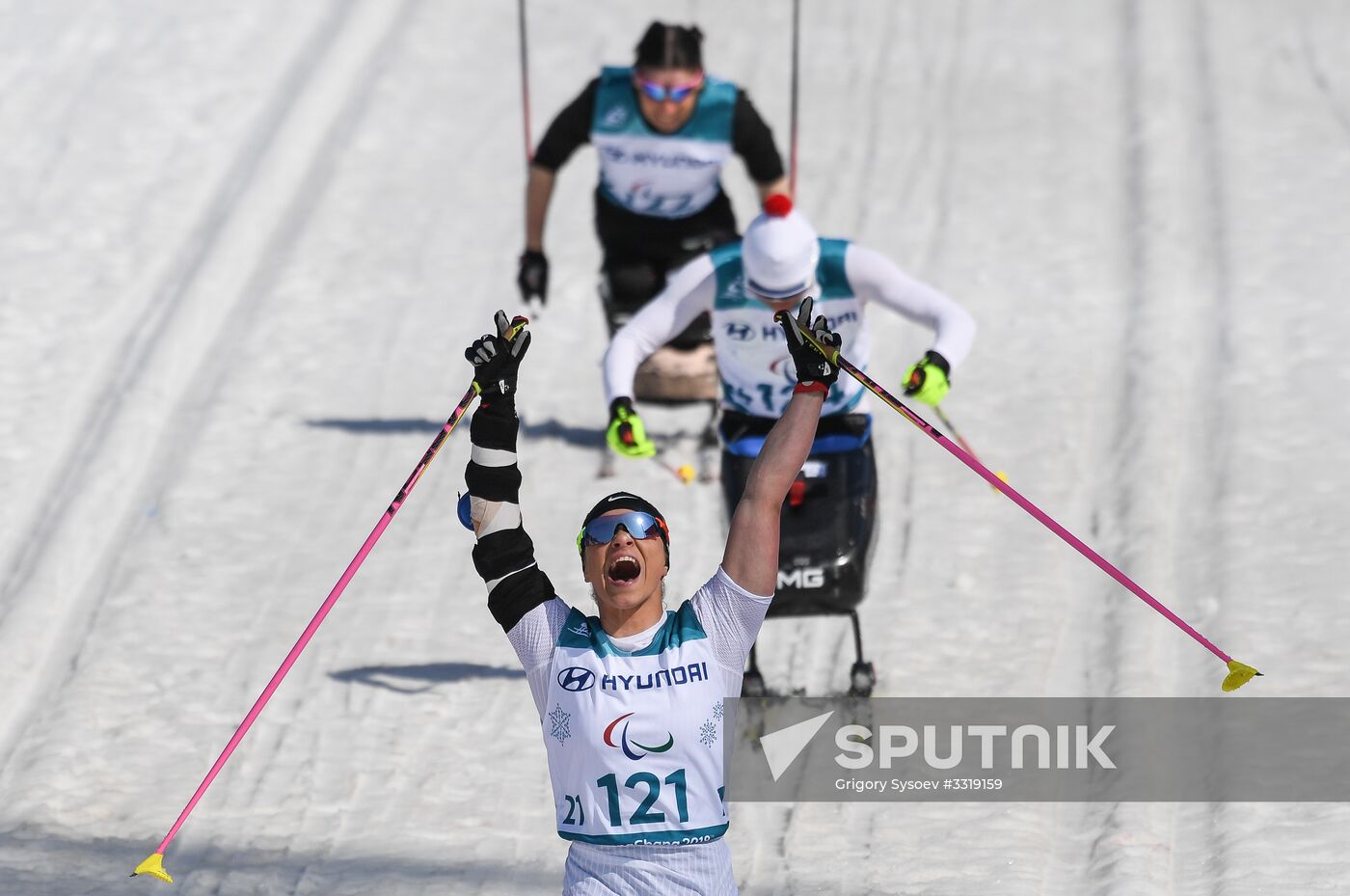 2018 Winter Paralympics. Cross-country skiing. Women. Sprint