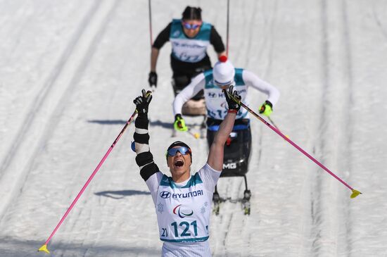 2018 Winter Paralympics. Cross-country skiing. Women. Sprint