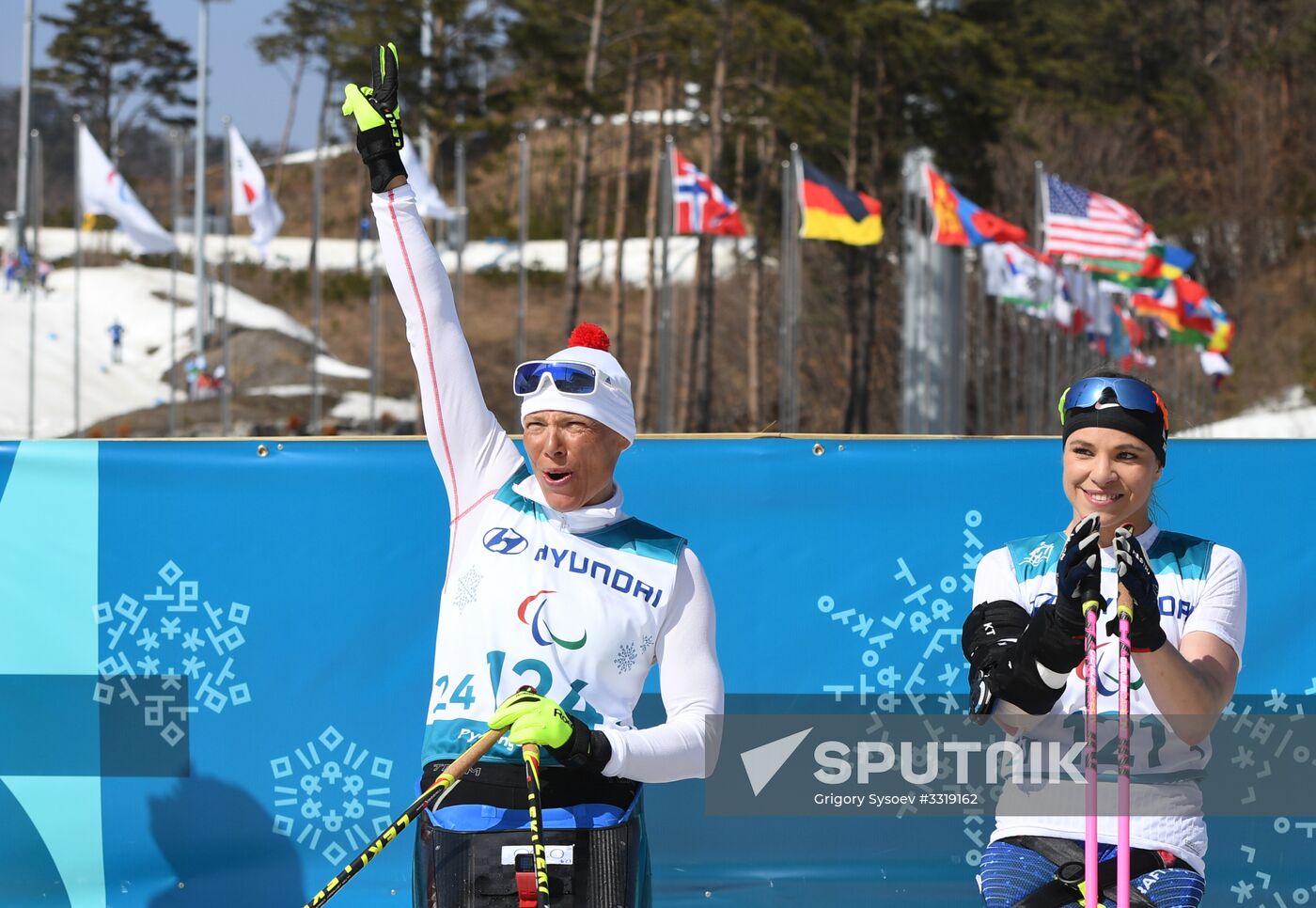 2018 Winter Paralympics. Cross-country skiing. Women. Sprint