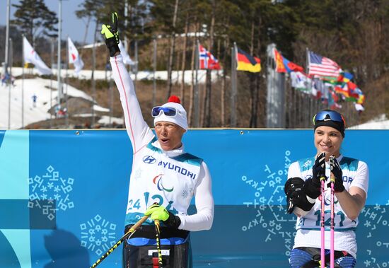 2018 Winter Paralympics. Cross-country skiing. Women. Sprint