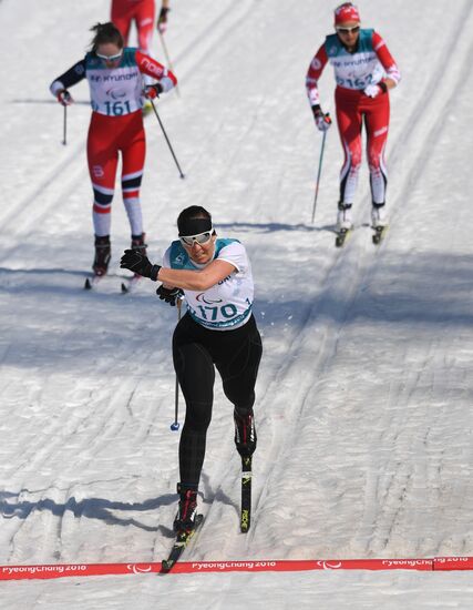 2018 Winter Paralympics. Cross-country skiing. Women. Sprint