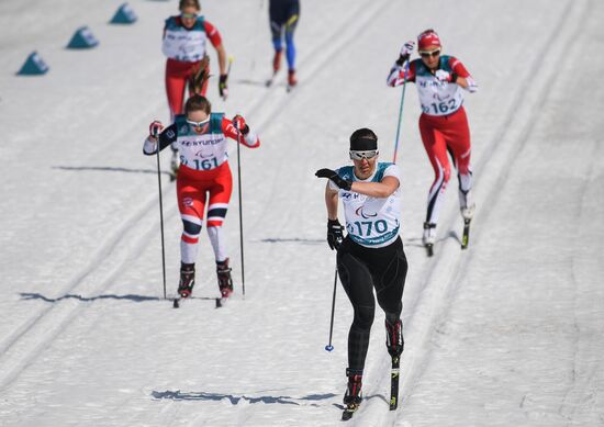 2018 Winter Paralympics. Cross-country skiing. Women. Sprint