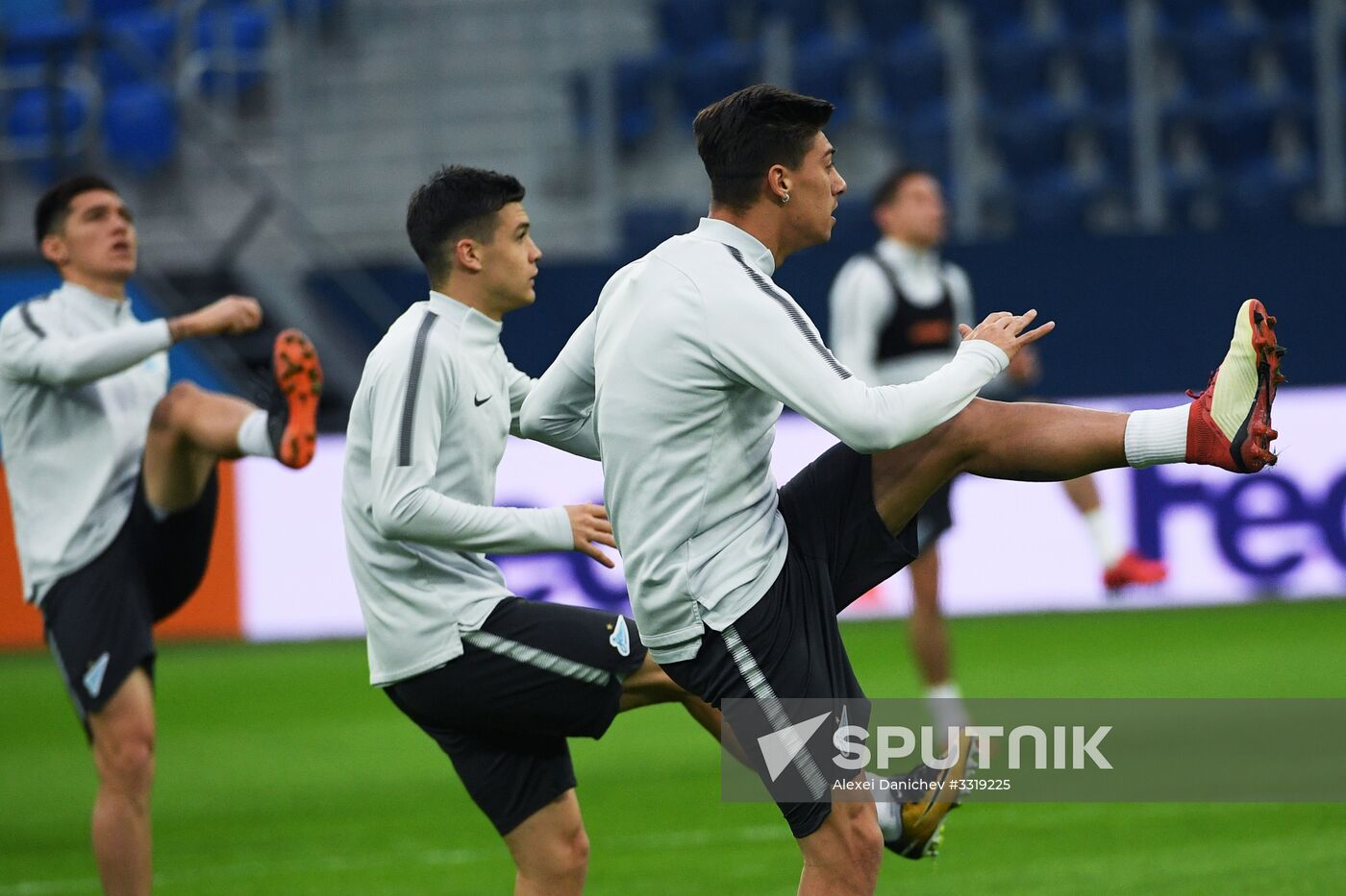 Football. UEFA Europa League. FC Zenit's training session