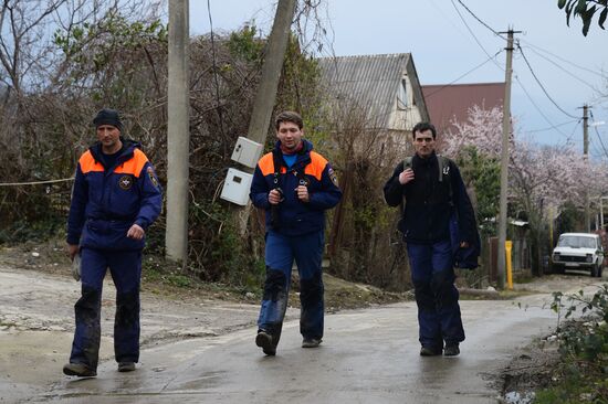 Search operation for missing girl in Sochi