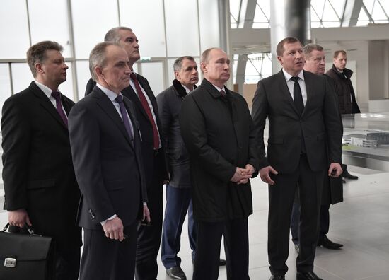 President Vladimir Putin's working trip to Southern Federal District