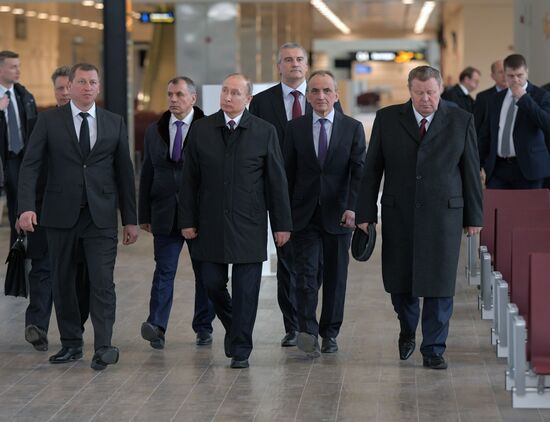 President Vladimir Putin's working trip to Southern Federal District