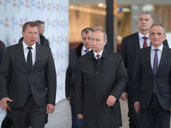 President Vladimir Putin's working trip to Southern Federal District