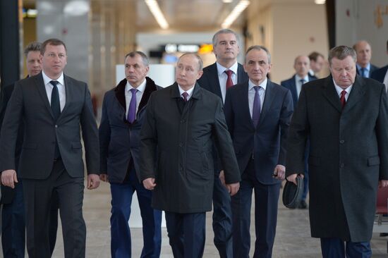 President Vladimir Putin's working trip to Southern Federal District