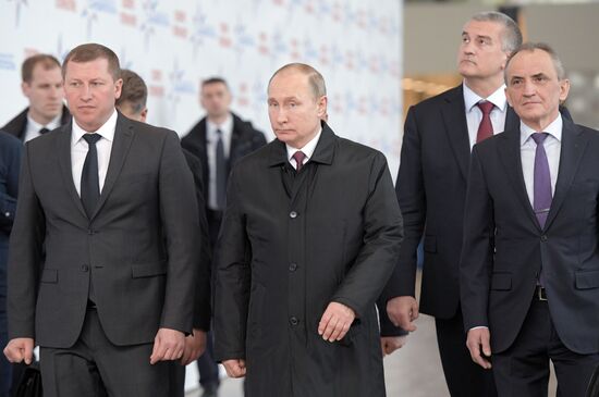 President Vladimir Putin's working trip to Southern Federal District