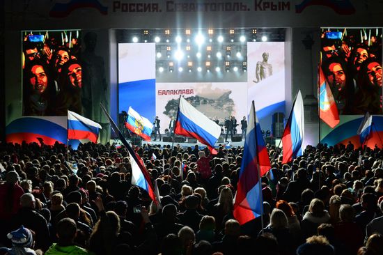 Rally in Sevastopol marking fourth anniversary of Crimea's reunification with Russia