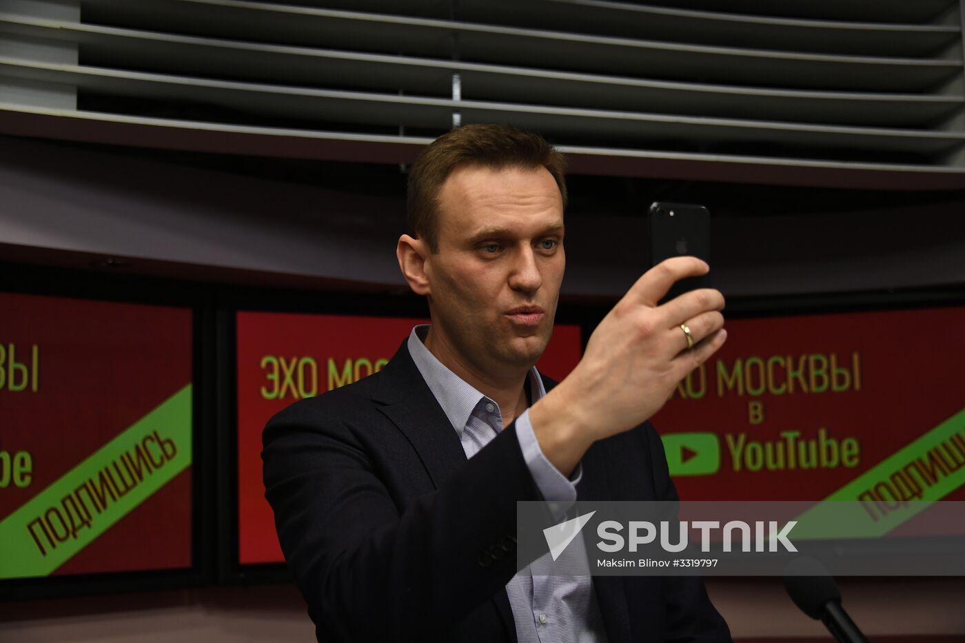 Alexei Navalny gives interview to Echo of Moscow radio