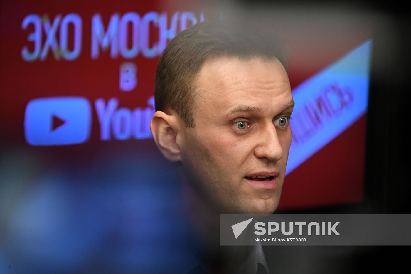 Alexei Navalny gives interview to Echo of Moscow radio