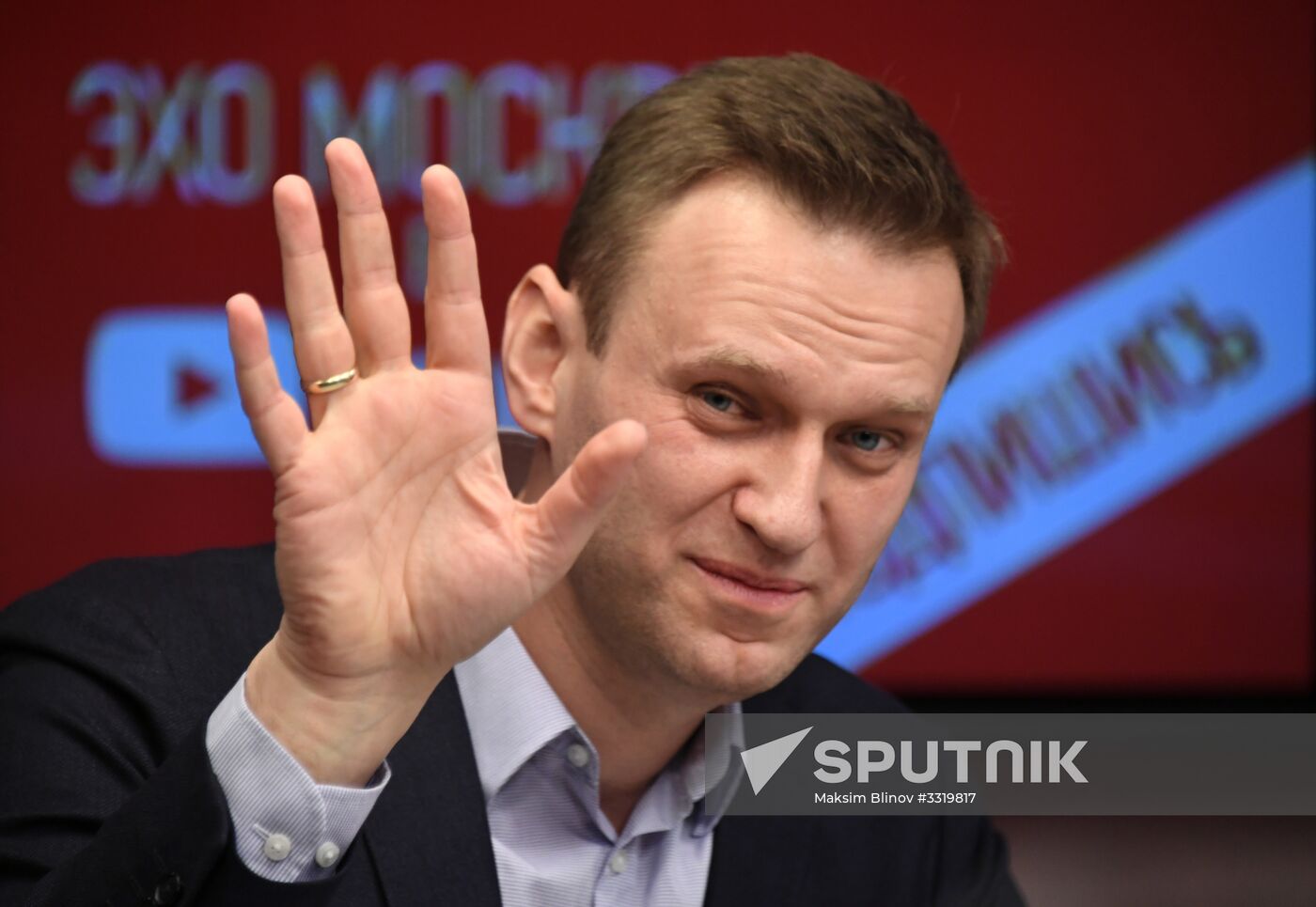 Alexei Navalny gives interview to Echo of Moscow radio
