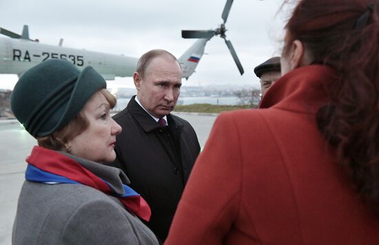 President Vladimir Putin's working trip to Southern Federal District