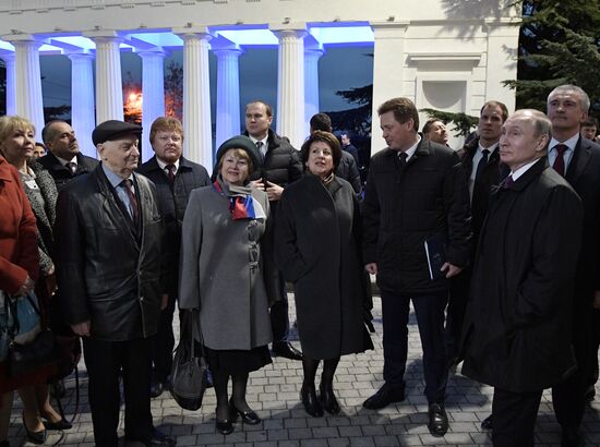 President Vladimir Putin's working trip to Southern Federal District
