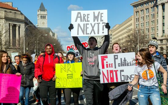 Anti firearms rally in Washington D.C.