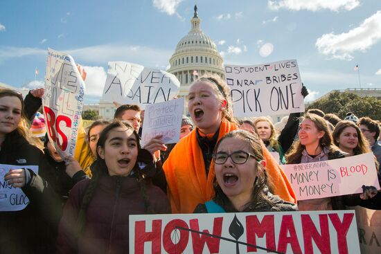 Anti firearms rally in Washington D.C.