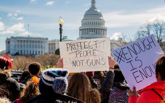 Anti firearms rally in Washington D.C.