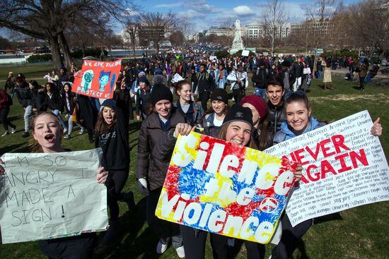 Anti firearms rally in Washington D.C.