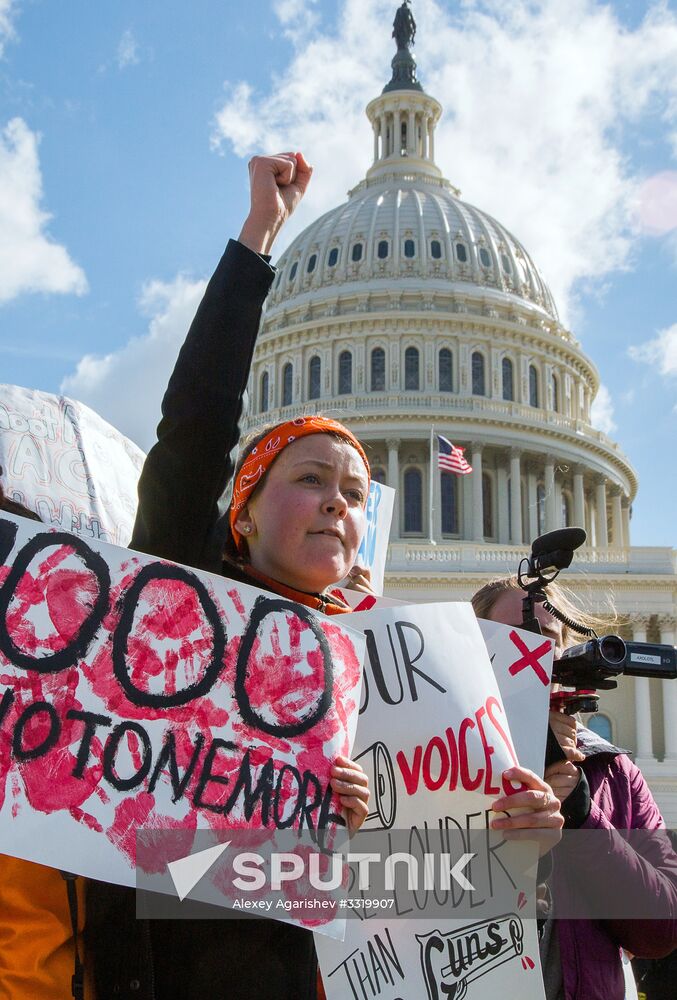 Anti firearms rally in Washington D.C.