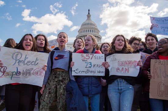 Anti firearms rally in Washington D.C.