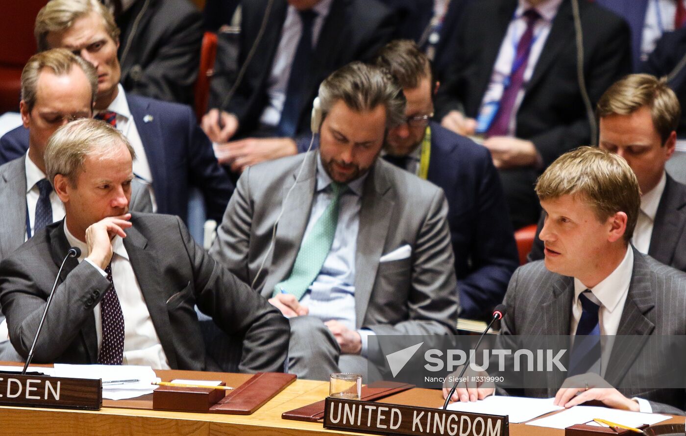 UN Security Council meeting in New York