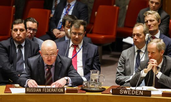 UN Security Council meeting in New York