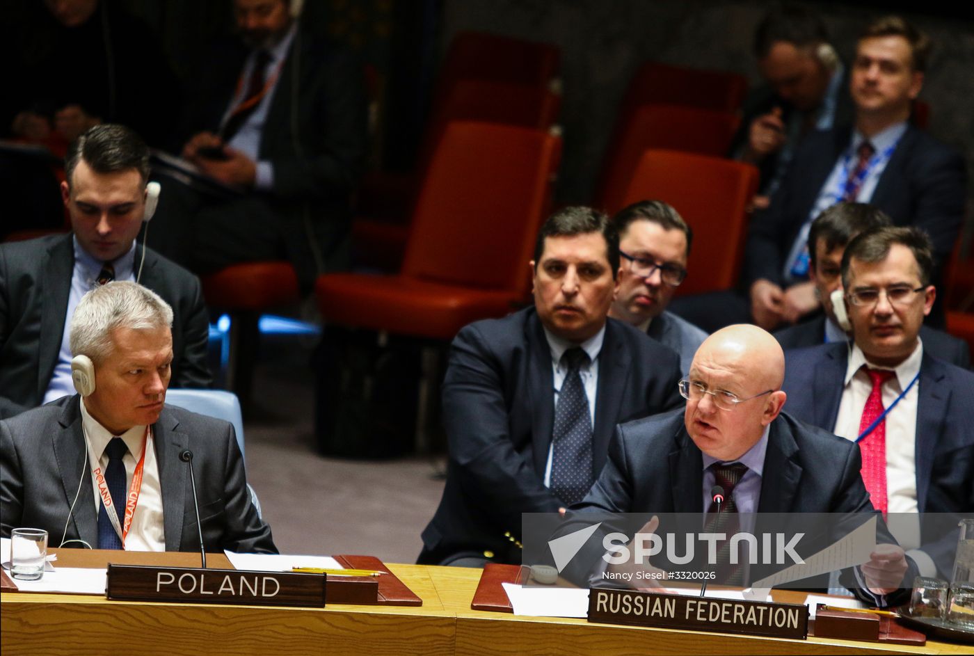 UN Security Council meeting in New York