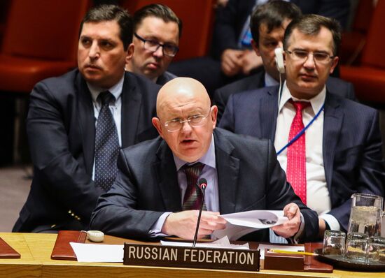 UN Security Council meeting in New York