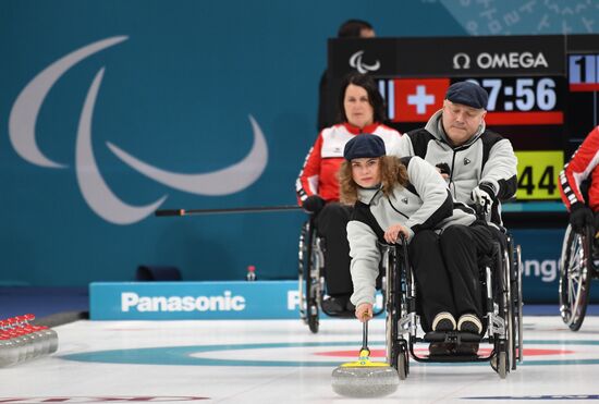 2018 Winter Paralympics. Curling. Switzerland vs. Russia