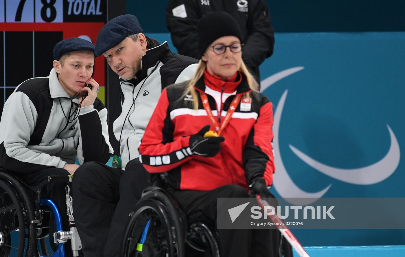 2018 Winter Paralympics. Curling. Switzerland vs. Russia
