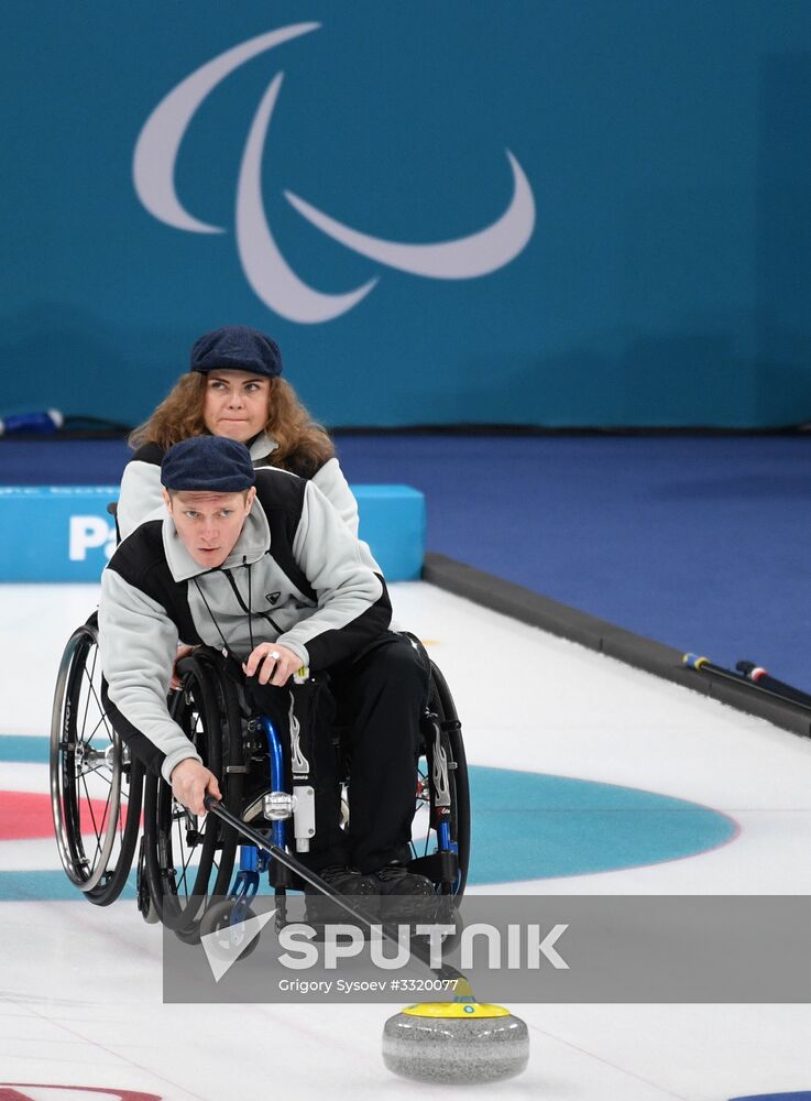 2018 Winter Paralympics. Curling. Switzerland vs. Russia