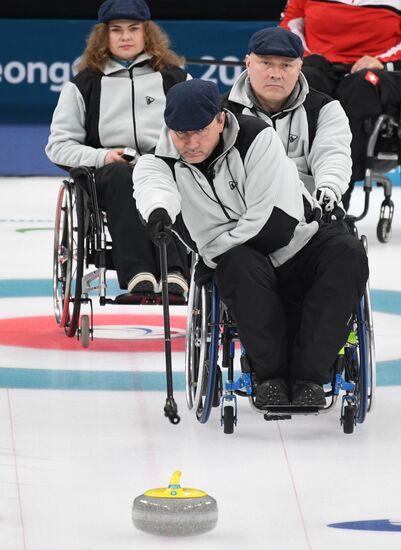 2018 Winter Paralympics. Curling. Switzerland vs. Russia