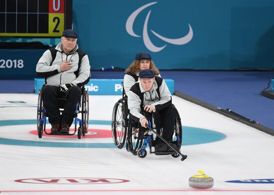 2018 Winter Paralympics. Curling. Switzerland vs. Russia