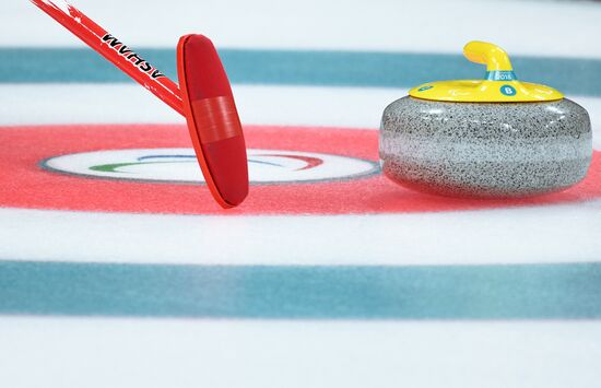 2018 Winter Paralympics. Curling. Switzerland vs. Russia