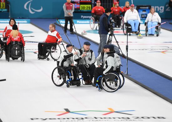 2018 Winter Paralympics. Curling. Switzerland vs. Russia
