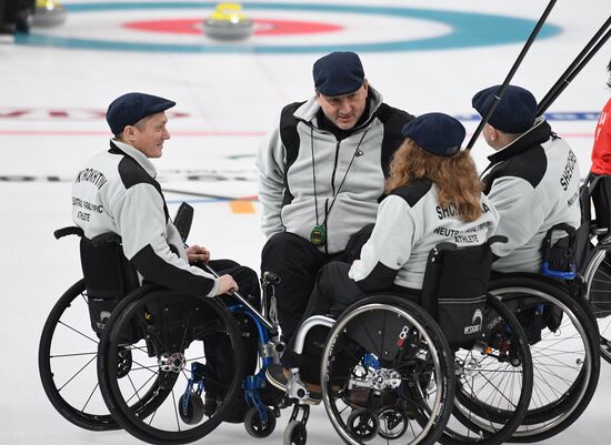 2018 Winter Paralympics. Curling. Switzerland vs. Russia