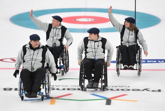 2018 Winter Paralympics. Curling. Switzerland vs. Russia