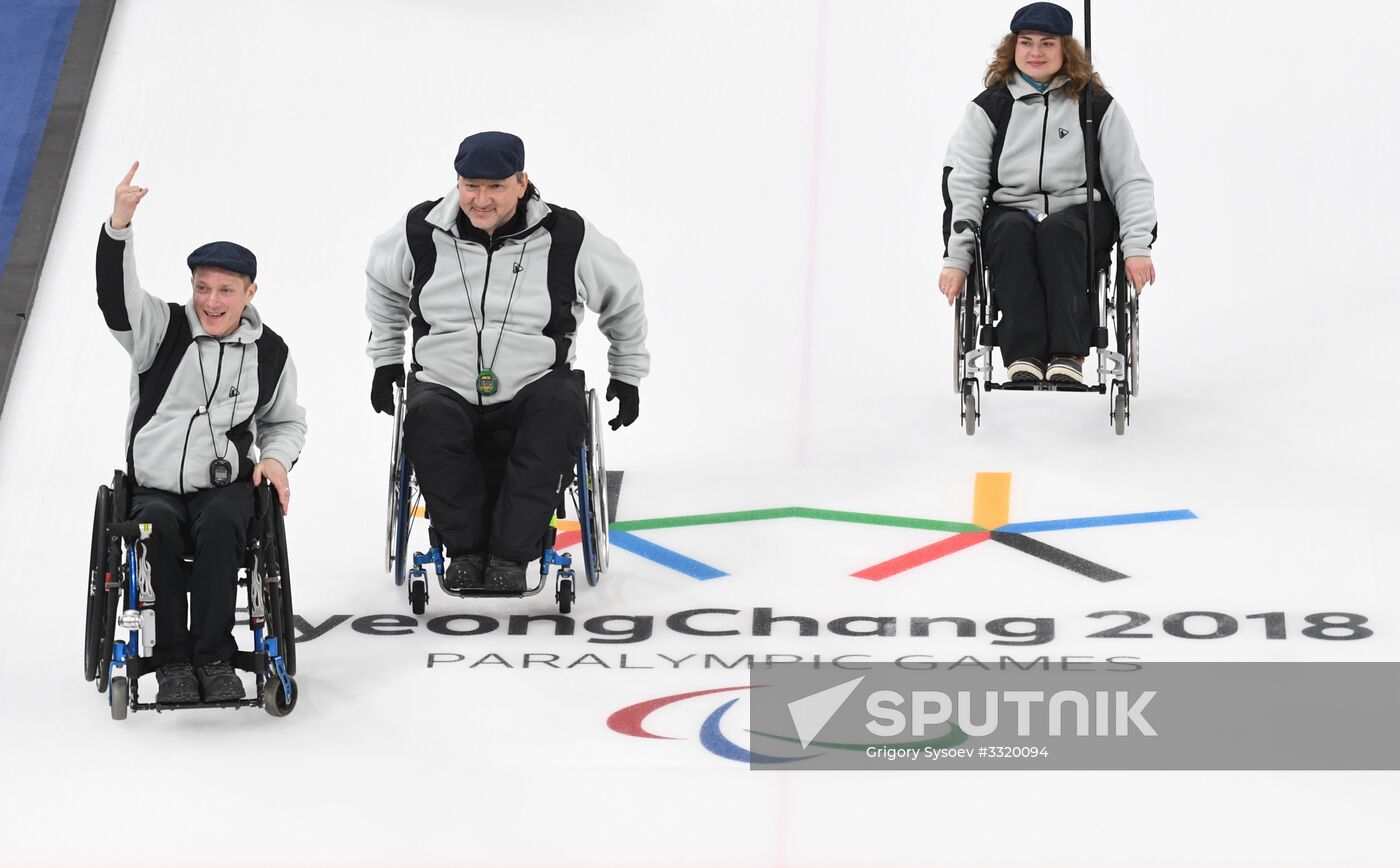 2018 Winter Paralympics. Curling. Switzerland vs. Russia