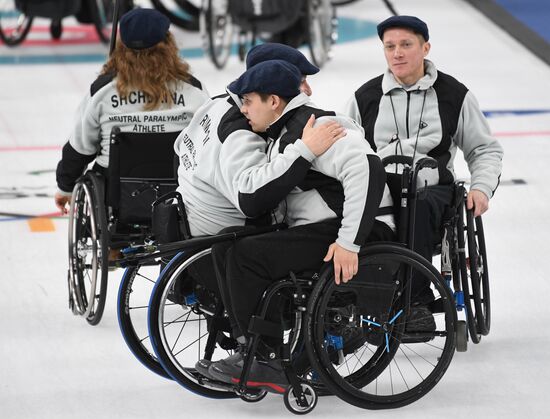2018 Winter Paralympics. Curling. Switzerland vs. Russia