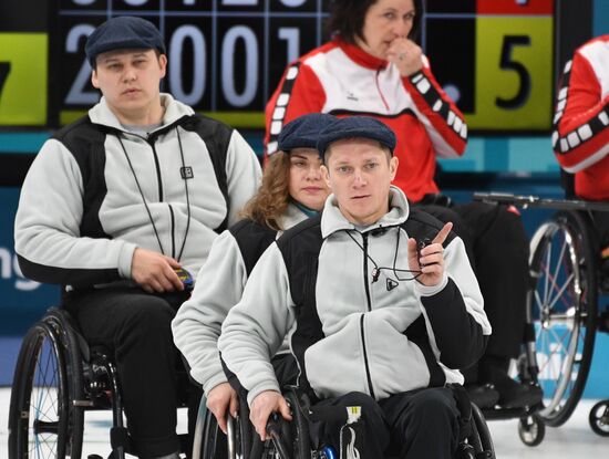 2018 Winter Paralympics. Curling. Switzerland vs. Russia