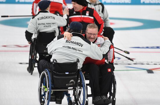 2018 Winter Paralympics. Curling. Switzerland vs. Russia