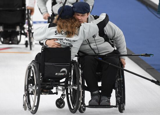 2018 Winter Paralympics. Curling. Switzerland vs. Russia