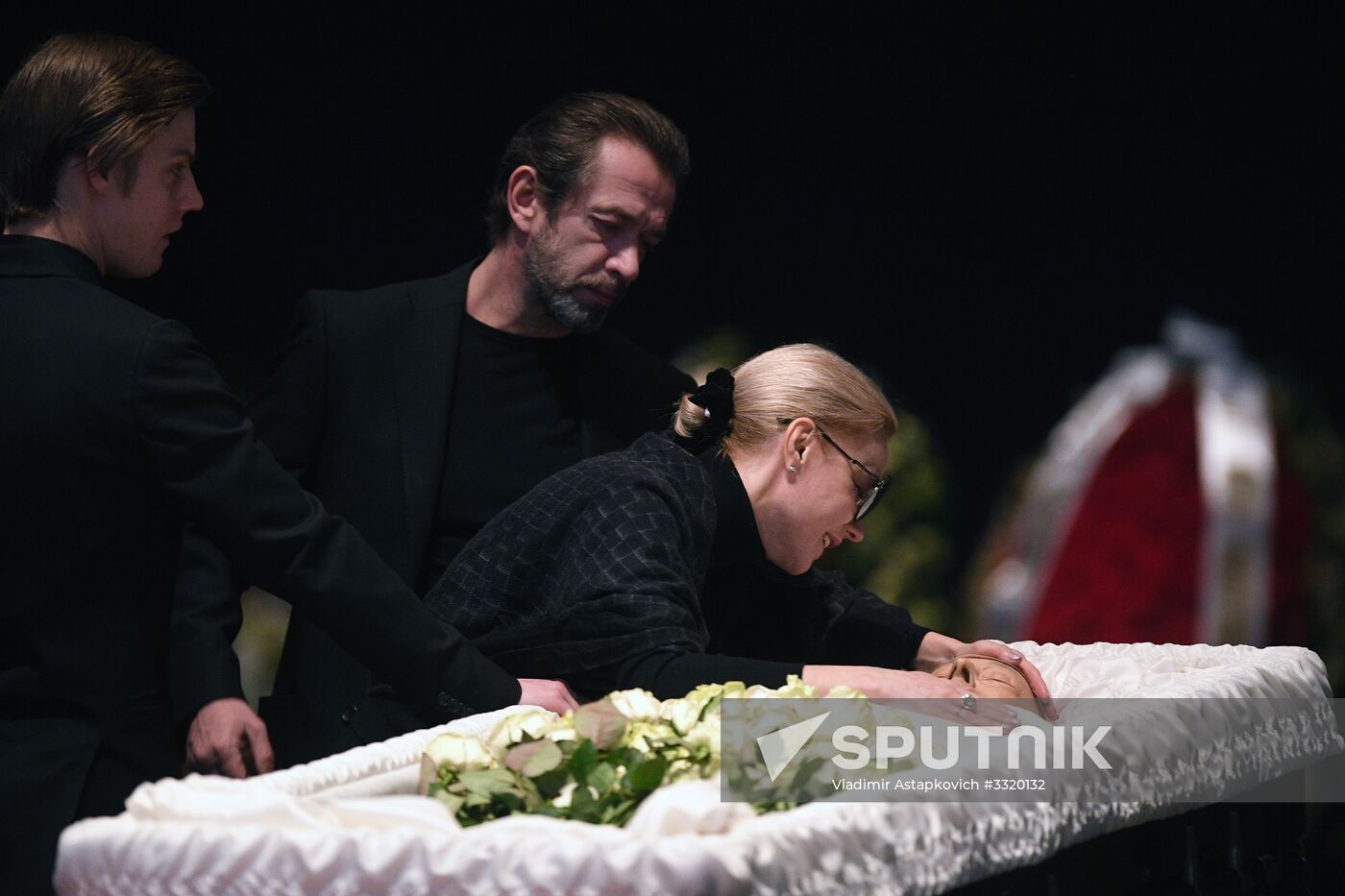 Paying last respects to actor Oleg Tabakov