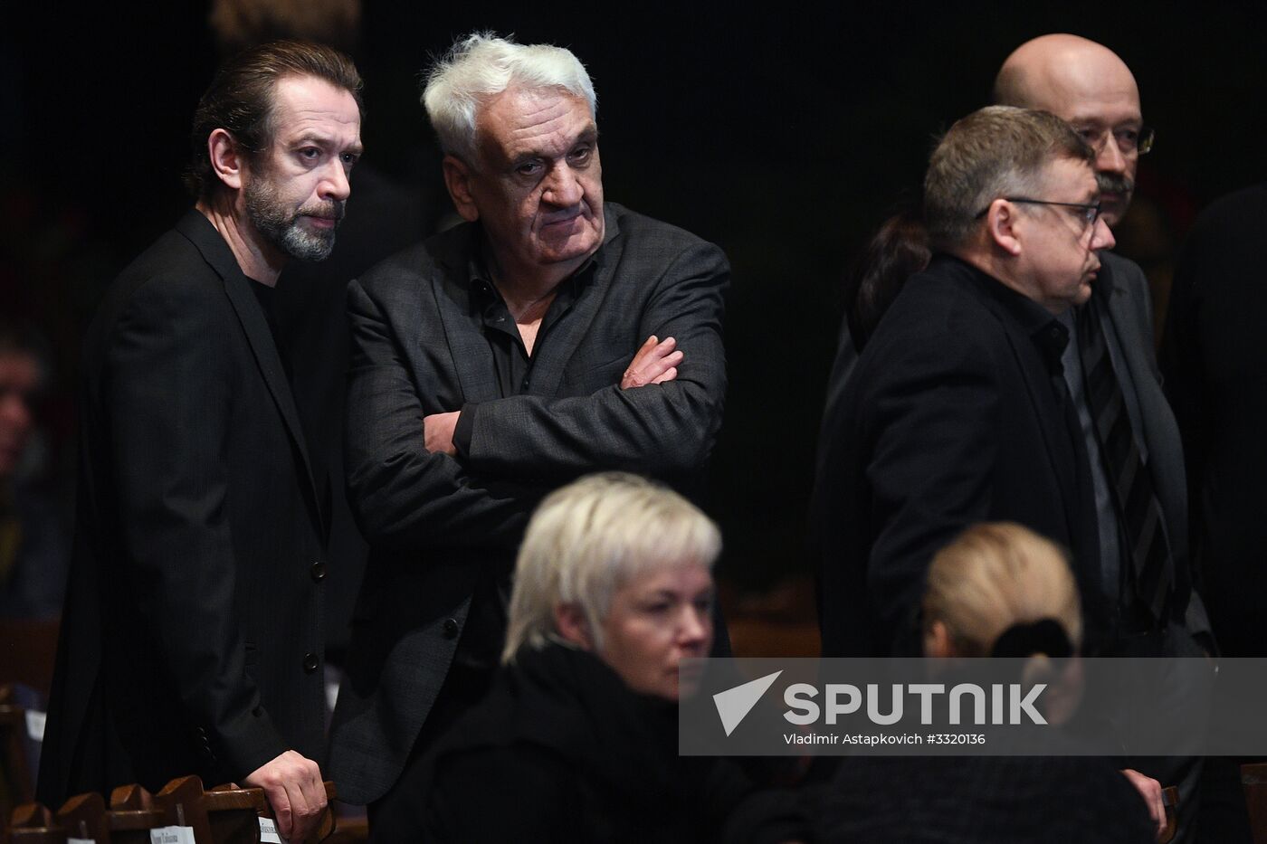 Paying last respects to actor Oleg Tabakov
