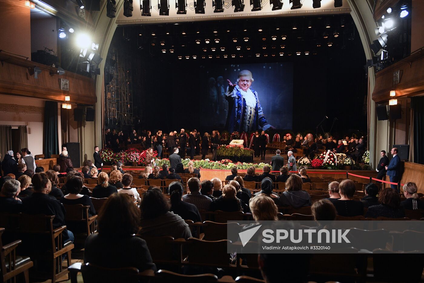 Paying last respects to actor Oleg Tabakov