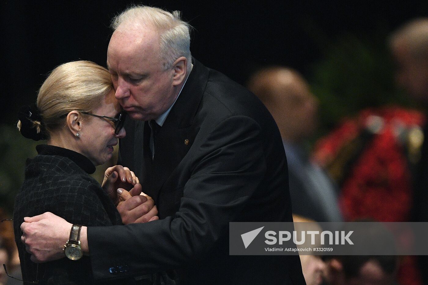 Paying last respects to actor Oleg Tabakov